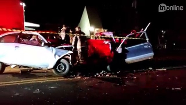 Carro com placas de Apucarana se envolve em acidente fatal