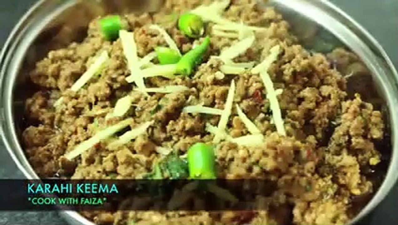 KARAHI KEEMA  Urdu Hindi Recipe  -