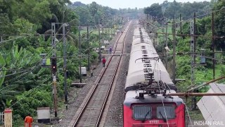 [2 IN 1] BACK TO BACK HOWRAH INTERCITY SPECIAL AND BANDEL TO KATWA EMU __ THE RED HOT WAP-4 __ IR