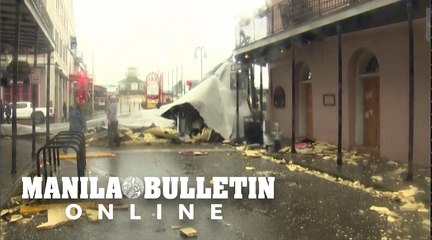 Hurricane Ida damages New Orleans' French Quarter