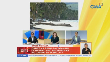 Dapat na bang payagan ng gobyerno ang pagbubukas ng casino sa Boracay? | UB