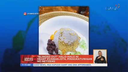 "Blinged out" halo-halo ni Heart Evangelista, pinagkatuwaan ng netizens | UB