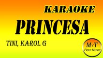 Tini - Princesa (Live - Quiero Volver Tour) - Karaoke Instrumental Letra Lyrics (dm)