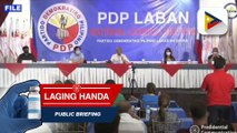 Pag-eendorso ng PDP-Laban kay Sen. Bong Go sa pagka-pangulo, tinanggihan ng senador