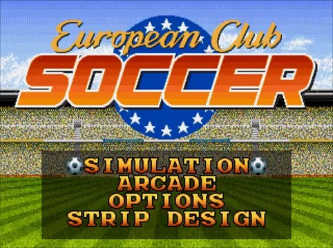 European Club Soccer online multiplayer - megadrive