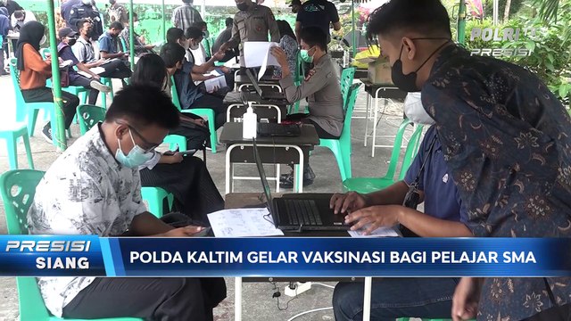 1.300 Dosis Vaksin Disiapkan Polda Kaltim untuk Vaksinasi di SMKN 6 Balikpapan