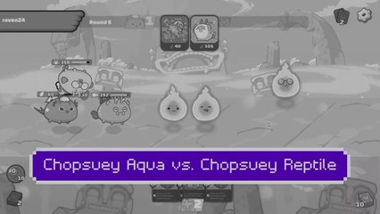 Chopsuey Reptile vs. Chopsuey Aqua _ Axie Infinity Gameplay