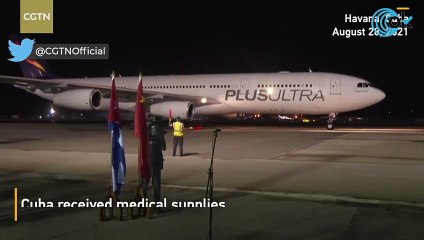 El castrismo se sirve de la rescatada Plus Ultra para recibir ayuda humanitaria de China por la cara