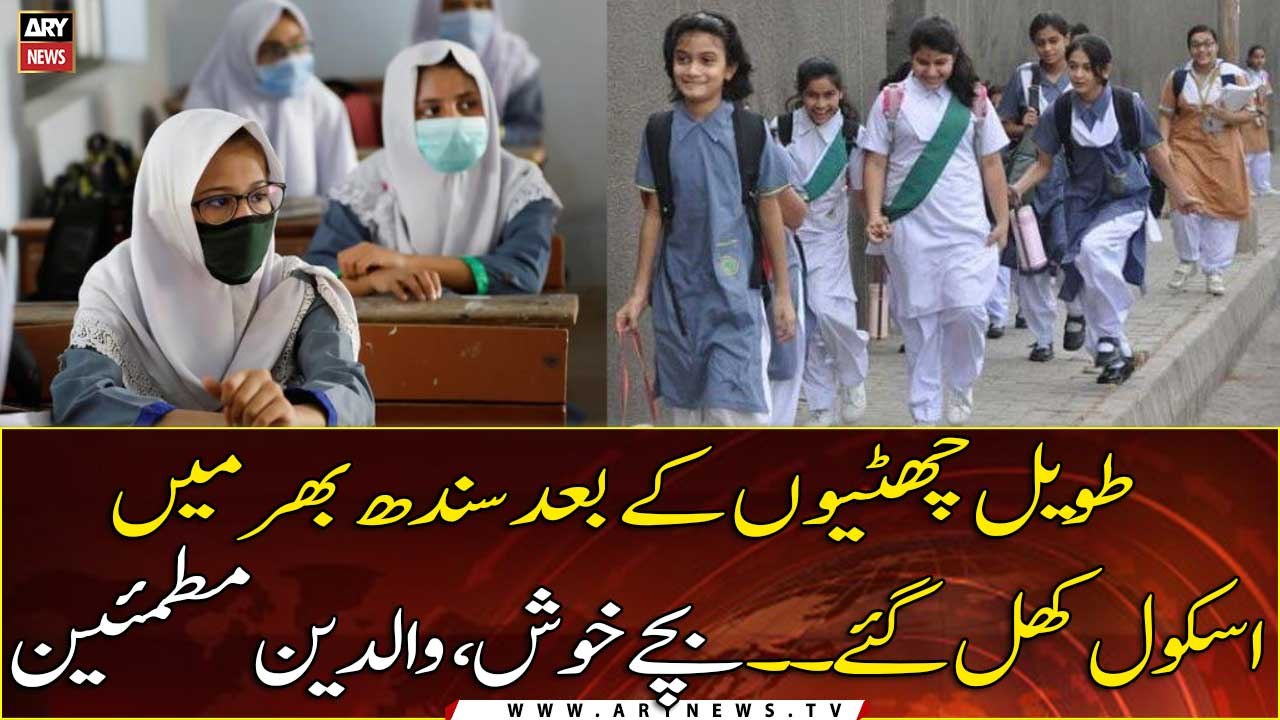 Schools in Sindh reopened with strict SOPs