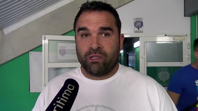 Laurent Thomas président et Frédéric Cravero coach du Istres FC