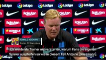 Koeman wird Pfiffe für Griezmann 