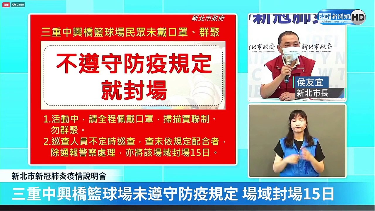 【LIVE直播】新北三峽爆10人家庭群聚！侯友宜最新說明