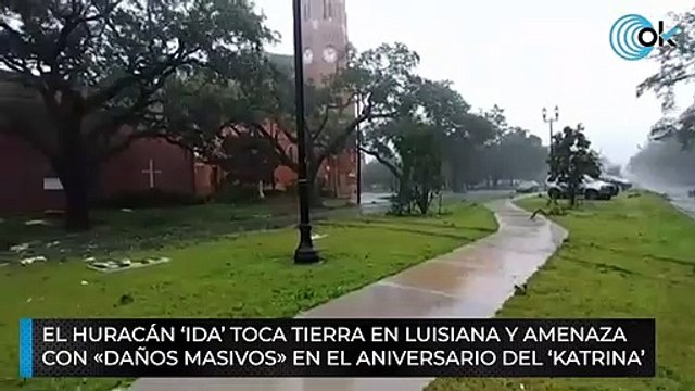 El huracán ‘Ida’ toca tierra en Luisiana y amenaza con «daños masivos» en el aniversario del ‘Katrina’
