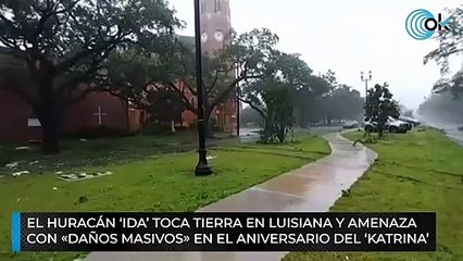 El huracán ‘Ida’ toca tierra en Luisiana y amenaza con «daños masivos» en el aniversario del ‘Katrina’
