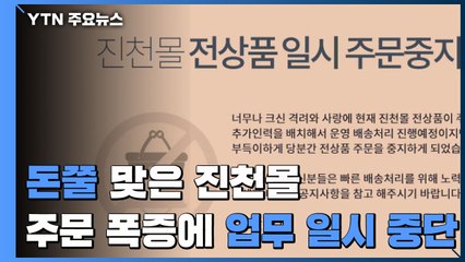 "돈쭐 나세요" 주문 폭증에 진천몰 일시 중단 / YTN
