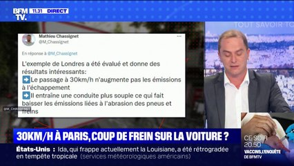 30km/h à Paris, coup de frein sur la voiture ?