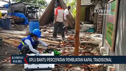 Berkat SPLU PLN, Pembuatan Kapal Nelayan di Majene Lebih Cepat dan Efisien