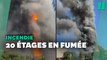 Les images de l'incendie qui a détruit un immeuble de 20 étages à Milan