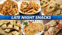 Late Night Cravings | Masala Pasta | Maggie | Garlic Bread | Chilli Cheese Toast | Bread Pizza