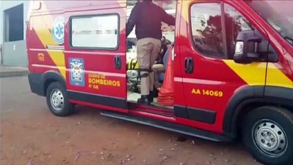 Chapa da aço cai sobre trabalhador em empresa na Rua Rio da Paz