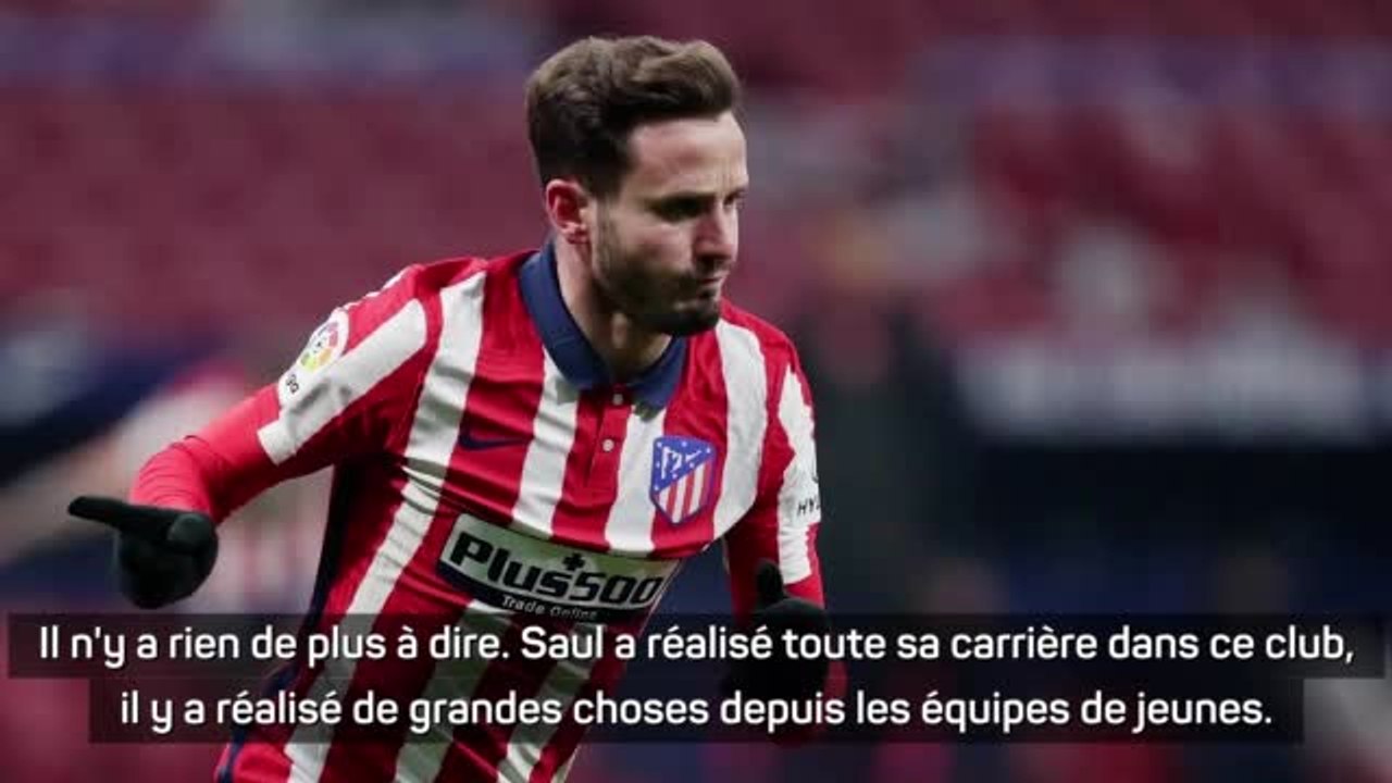 Atlético - Simeone évoque le futur de Saul Niguez