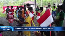 Satgas Binmas Noken Tanamkan Rasa Cinta Indonesia pada Anak-anak di Kampung Pioka Kencana