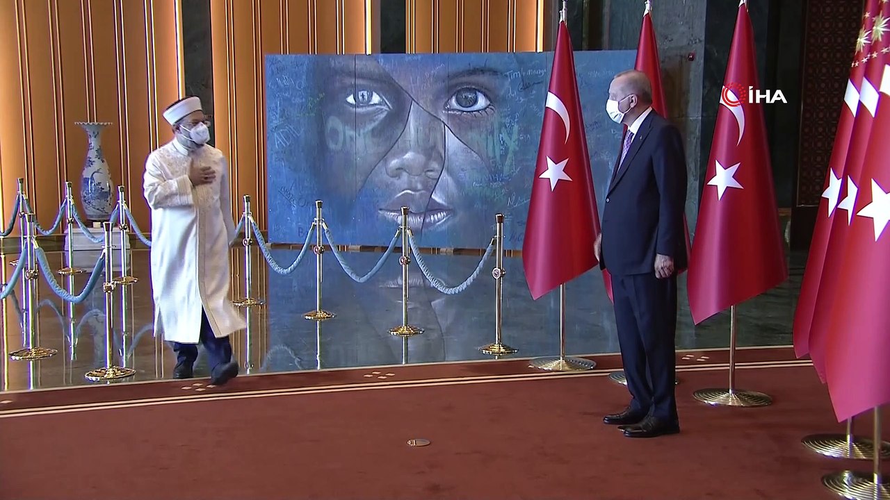 Cumhurbaşkanı Recep Tayyip Erdoğan, 30 Ağustos Zafer Bayramı tebriklerini kabul etti