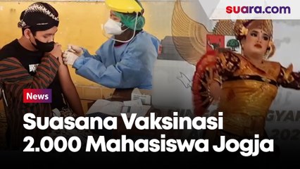 Pamerkan Tarian Bali, Vaksinasi 2.000 Mahasiswa Jogja yang Hadirkan Nuansa Kebudayaan