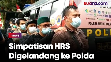 Terlibat Bentrok dengan Polisi, Simpatisan Habib Rizieq Digelandang ke Polda Metro Jaya