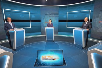 TV-Triell: Baerbock und Laschet angriffslustig, Scholz ruhig