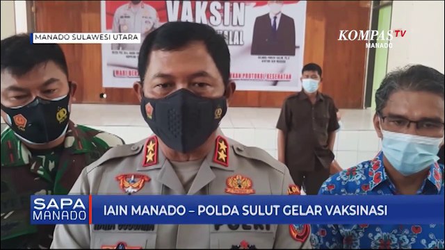 IAIN Manado Polda Sulut Gelar Vaksinasi