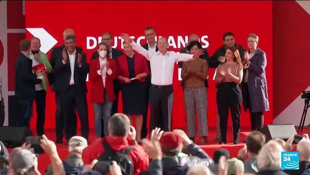 Élections fédérales allemandes : premier débat télévisé des trois candidats à la Chancellerie