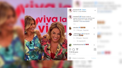 Toñi Moreno se despide de "Viva la Vida"