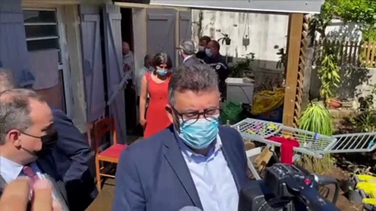 Intempéries dans le sud sauvage : Le préfet et les élus au chevet des sinistrés