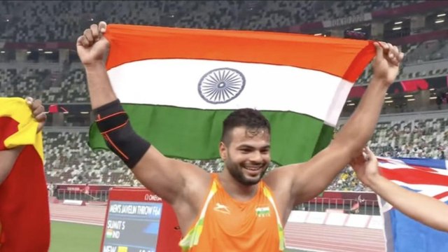 Paralympic: Sumit Antil wins gold in Javelin Throw event