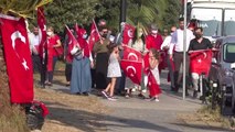 Tuzla'da 30 Ağustos Zafer Bayramı dolayısıyla çelenk sunma töreni düzenlendi