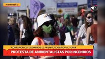 Protesta de ambientalistas por incendios