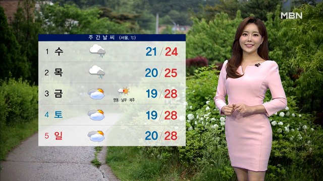 [종합뉴스 날씨] 내일부터 전국 비…중부 강한 폭우 주의