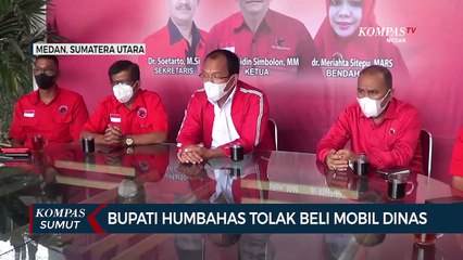 Bupati Humbang Hasundutan Tolak Beli Mobil Dinas Baru