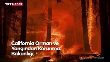 California'da orman yangını kalabalık nüfuslu yerlere ilerliyor