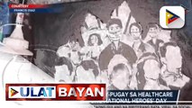 Artwork na gawa sa bubog ng bote, handog sa mga frontliners bilang bagong bayani