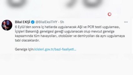 THY'den iç hatlar için aşı kararı