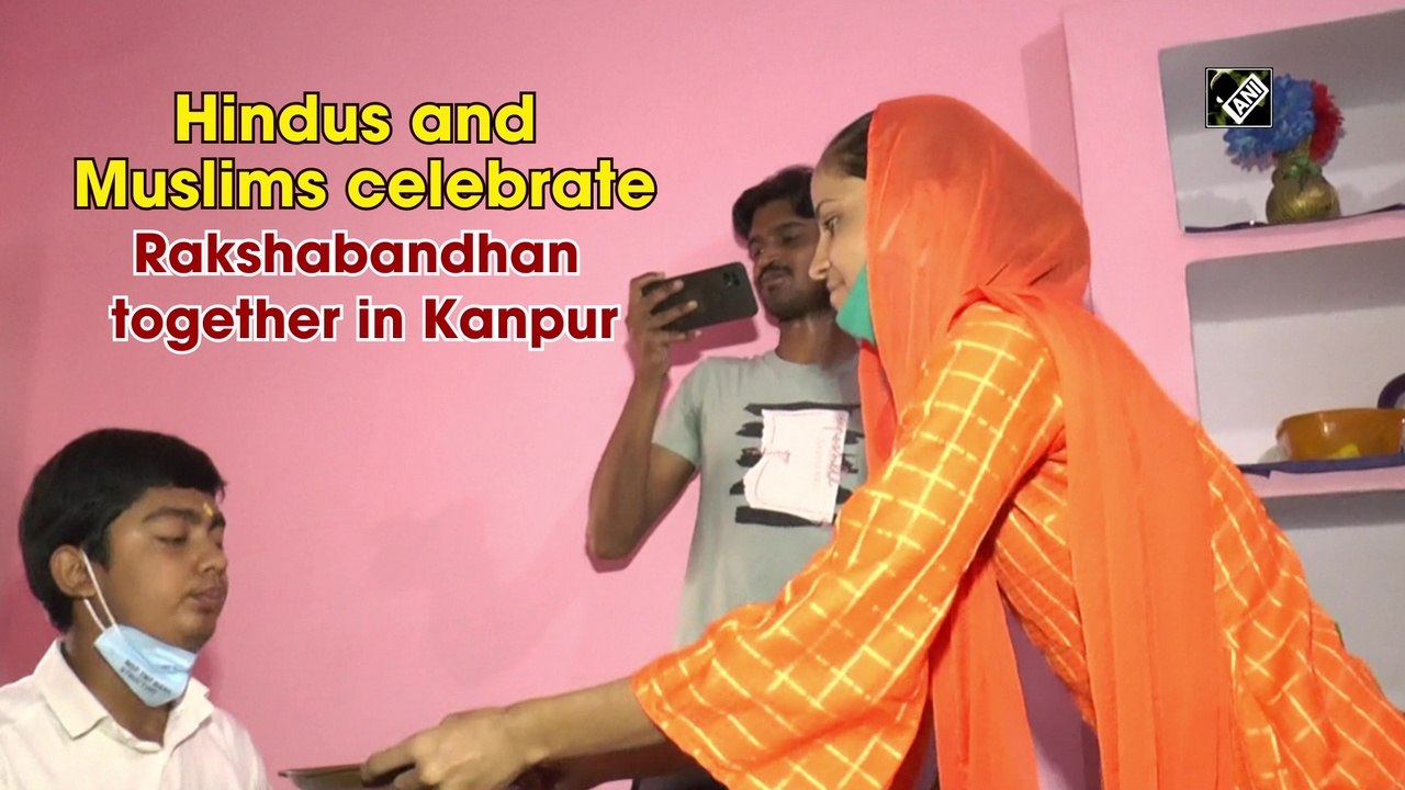 Hindus and Muslims celebrate Rakshabandhan together in Kanpur