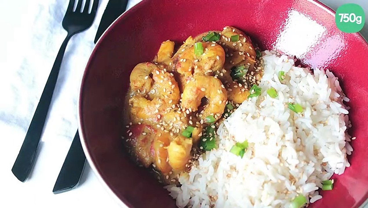 Curry de crevettes