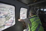 Erzurum-Bingöl kara yolu trafiğine helikopterli denetim