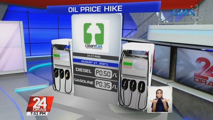 Ilang kompanya ng langis, magpapatupad ng dagdag-presyo simula bukas | 24 Oras