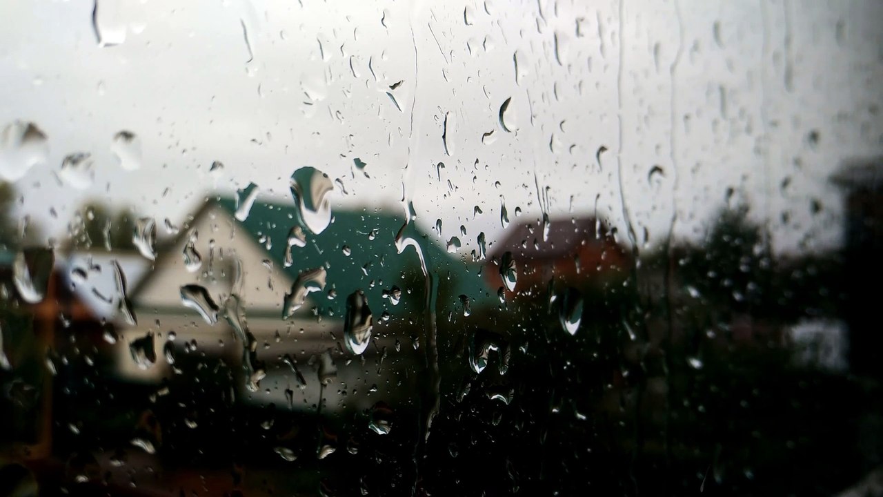 Sound of rain on the window