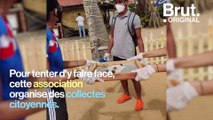 Sri Lanka : ils tentent de nettoyer les plages recouvertes de milliards de billes plastiques