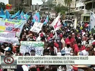 Candidatos del PSUV en el Edo. Guárico inscriben sus candidaturas ante el CNE