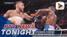 Jake Paul overpowers former UFC champion Tyron Woodley